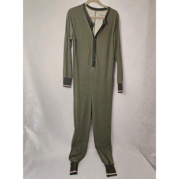 HEARTH & HAND by MAGNOLIA Mens Sz Small Button Down Footie - Picture 1 of 8